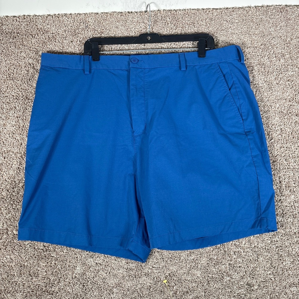 Vineyard Vines Mens On-The-Go OTG Performance Shorts Blue Size 42 Stretch Golf